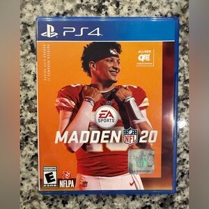 4/$15 PS4 Madden 20 Video Game